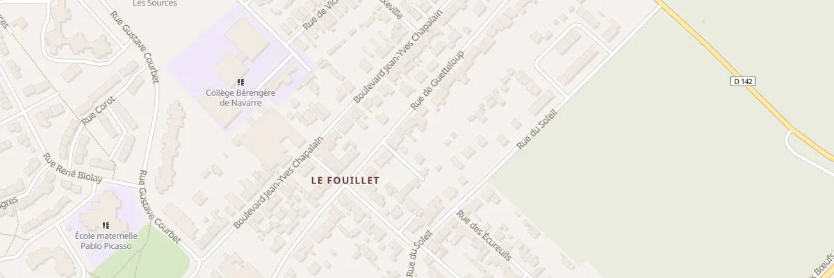 Plan du 160 Rue de Guetteloup au Mans