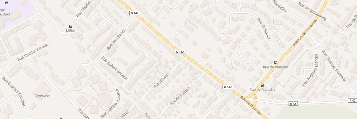 Plan du 330 Rue de Ruaudin au Mans