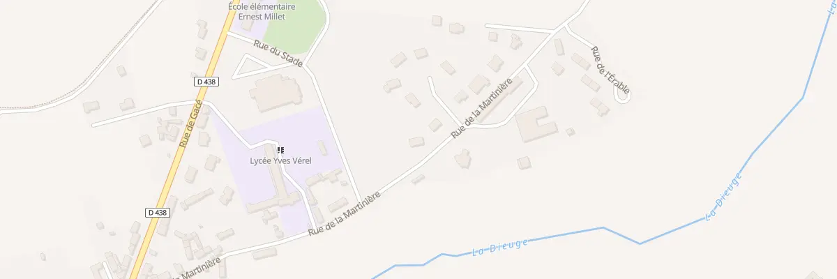 Plan du 30 Rue de la Martinière à Merlerault-le-Pin