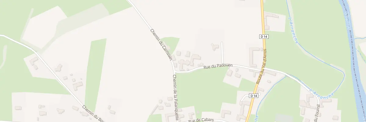 Plan du 9 Rue du Padouen à Cabanac