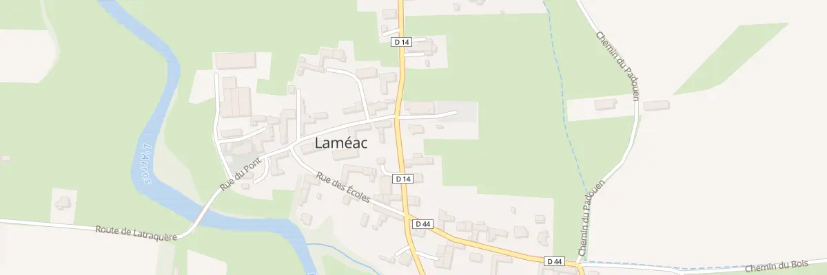 Plan du 26 Av du Val d’Arros à Laméac
