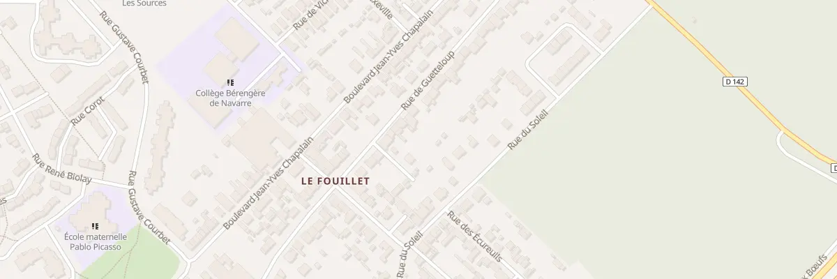 Plan du 162 Rue de Guetteloup au Mans