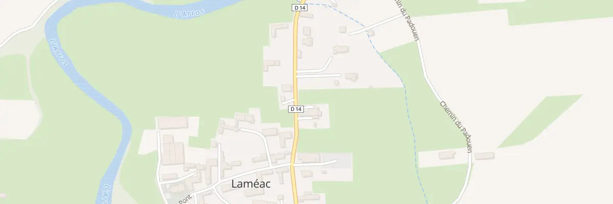 Plan du 32 Av du Val d’Arros à Laméac