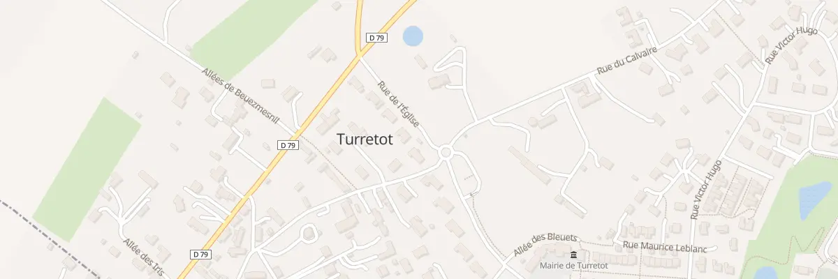 Plan du 10 Rue de l’Eglise à Turretot