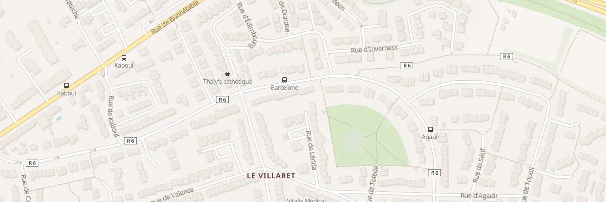 Plan du 118 Rue du Villaret au Mans