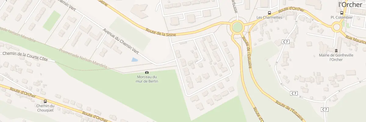 Plan du 40 Rue de la Motte Féodale à Gonfreville-l’Orcher