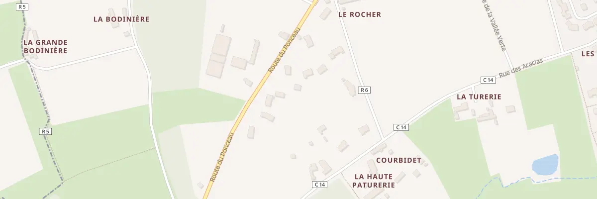 Plan du 503 Rte du Ponceau à Sargé-lès-le-Mans