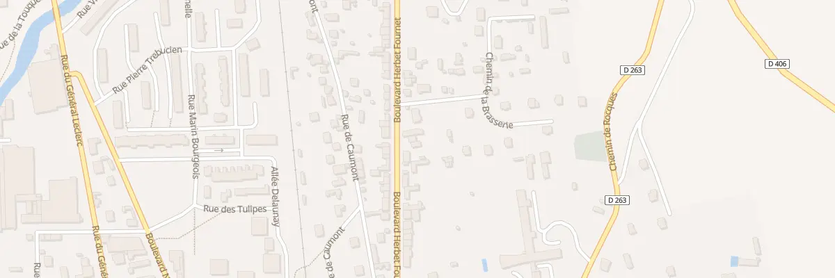 Plan du 96 Bd Herbet Fournet à Lisieux