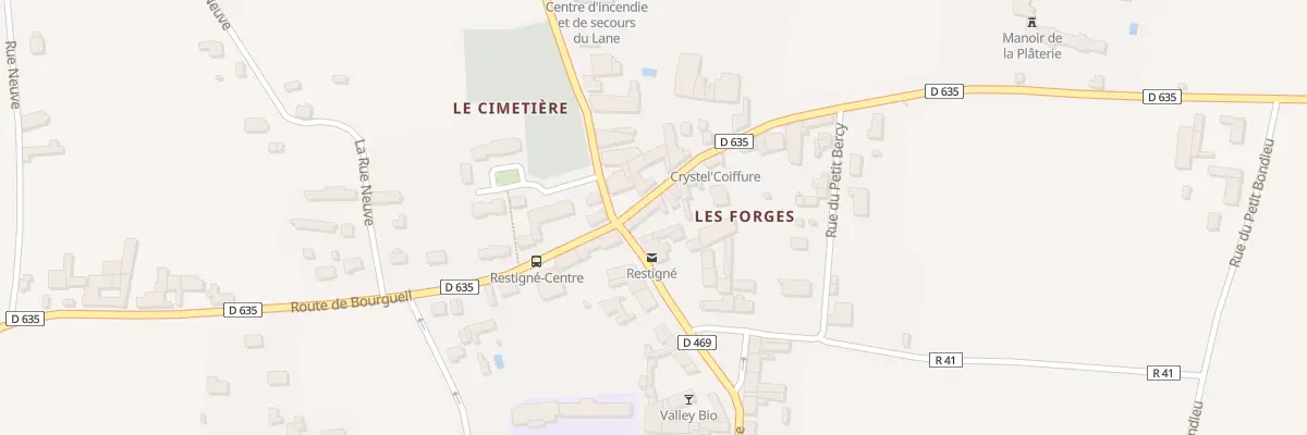 Plan du 32 Grand Rue à Restigné