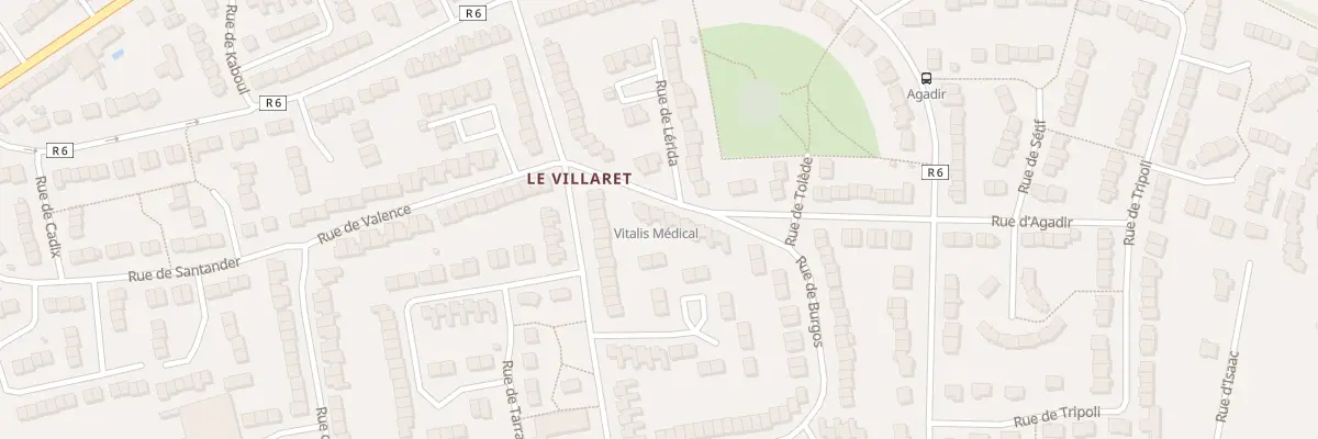 Plan du 6 Rue de Burgos au Mans