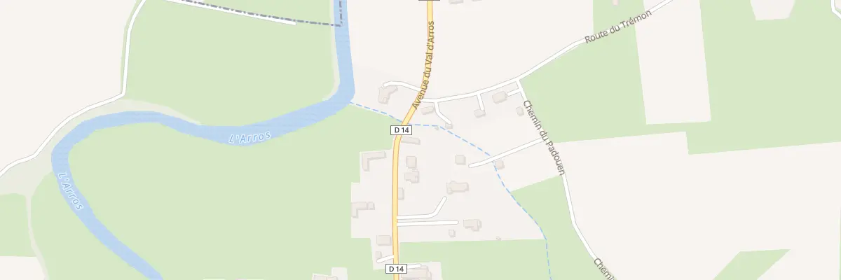 Plan du 50 Av du Val d’Arros à Laméac