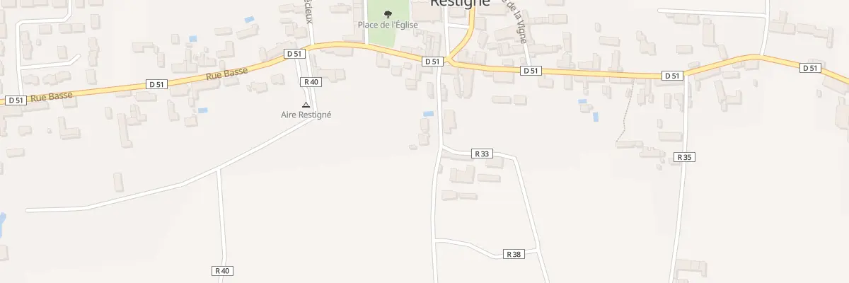 Plan du 6 Rue de la Petite Mairie à Restigné