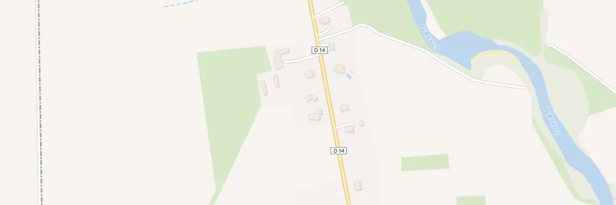 Plan du 19 Rte du Val d’Arros à Cabanac