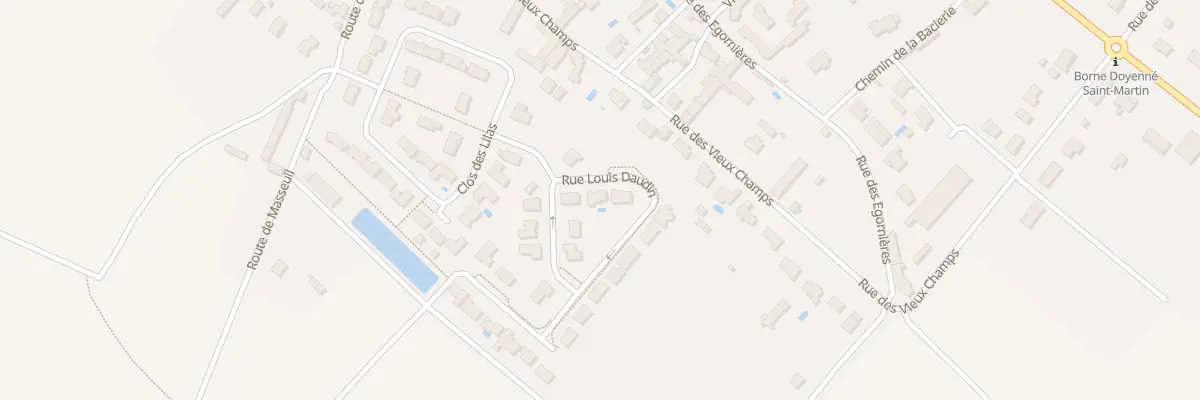 Plan du 4 Rue Louis Daudin à Cissé