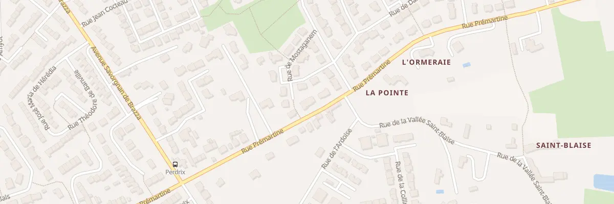 Plan du 377 Rue Prémartine au Mans