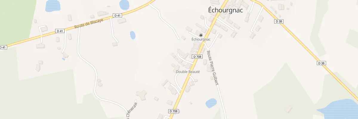 Plan du 34 Le Bourg à Échourgnac