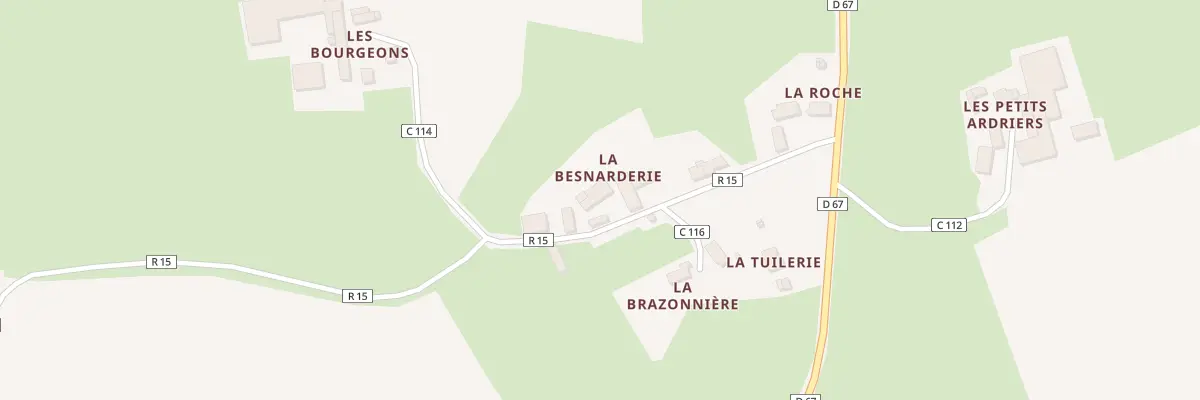 Plan du 5068 La Besnarderie aux Mées