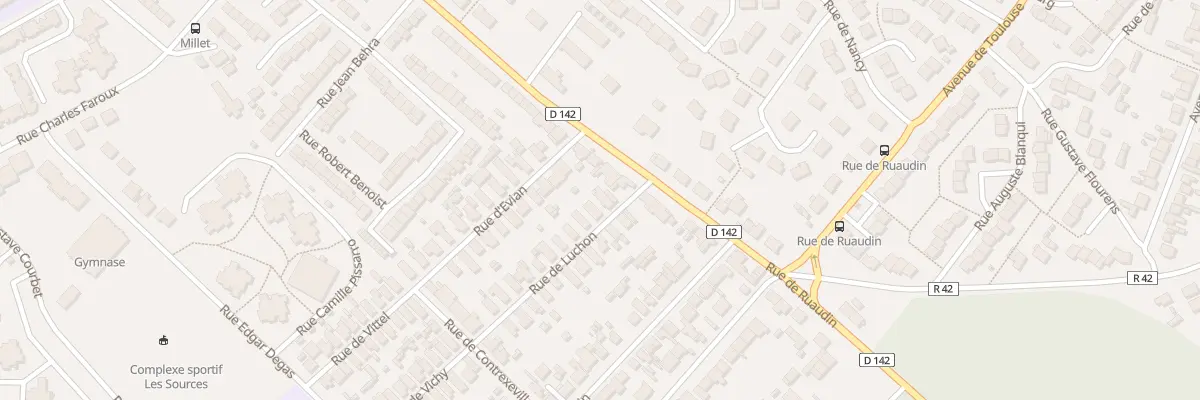 Plan du 4 Rue de Luchon au Mans