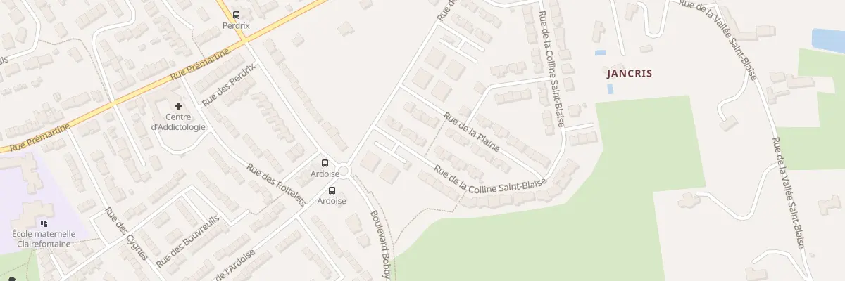 Plan du 9 Rue de la Colline Saint Blaise au Mans