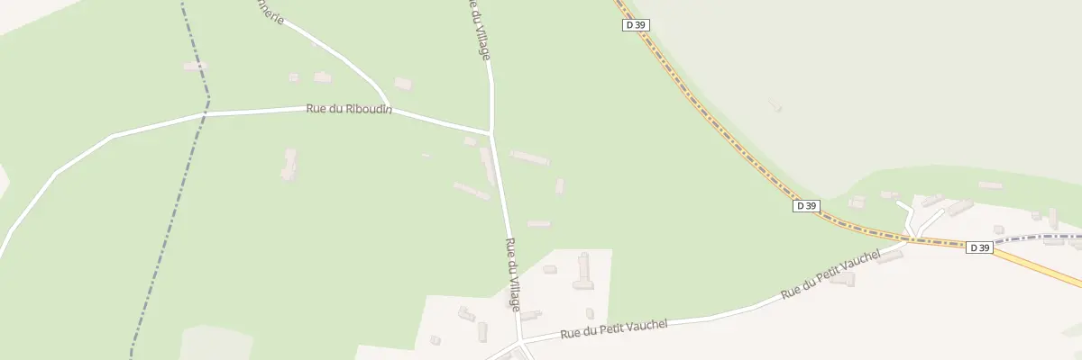 Plan du 1912 Rue du Village à Pierrefiques