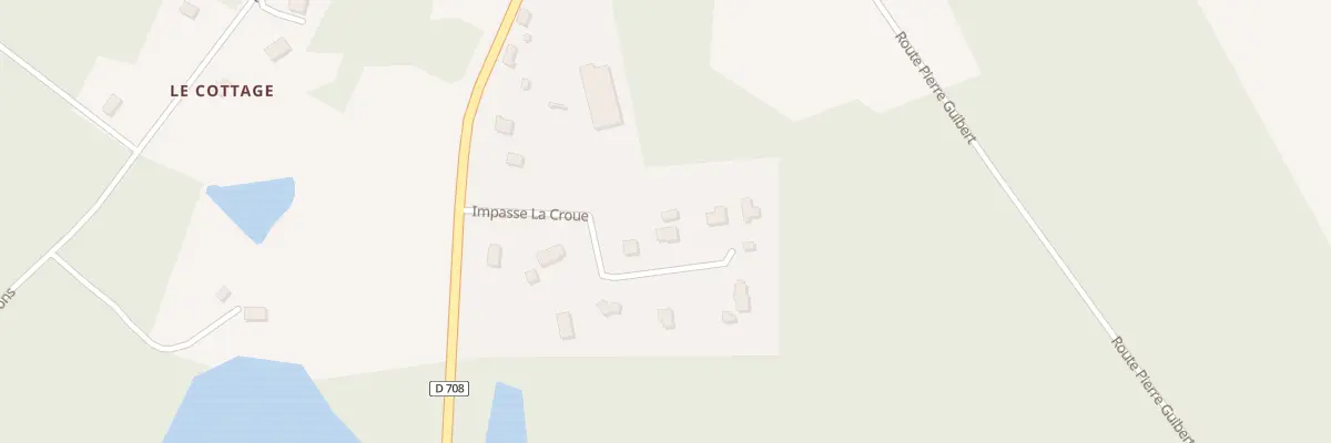 Plan de la Grand Clos à Échourgnac