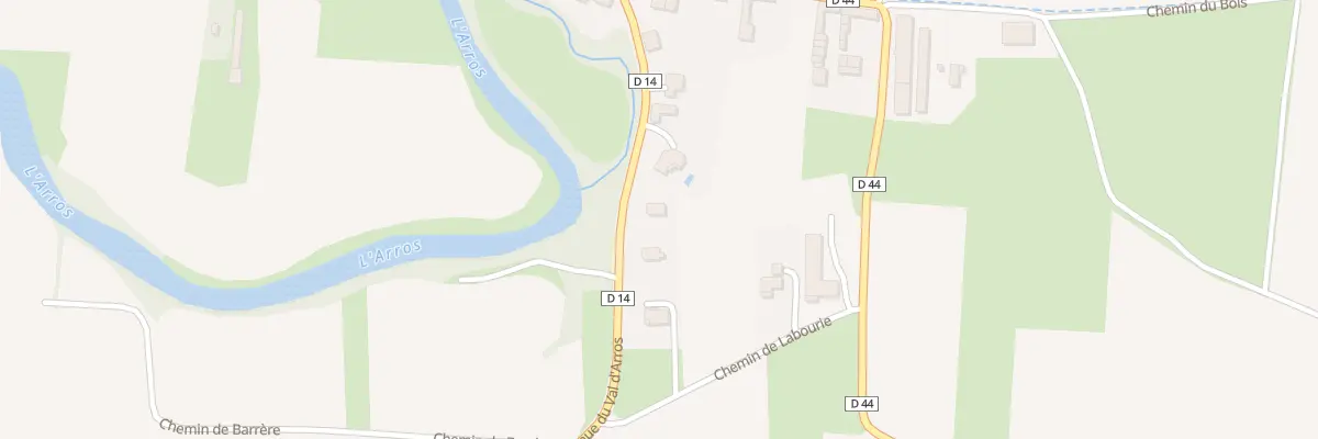 Plan du 6 Av du Val d’Arros à Laméac