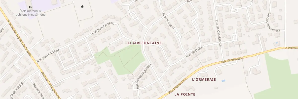Plan du 23 Rue de Tanger au Mans