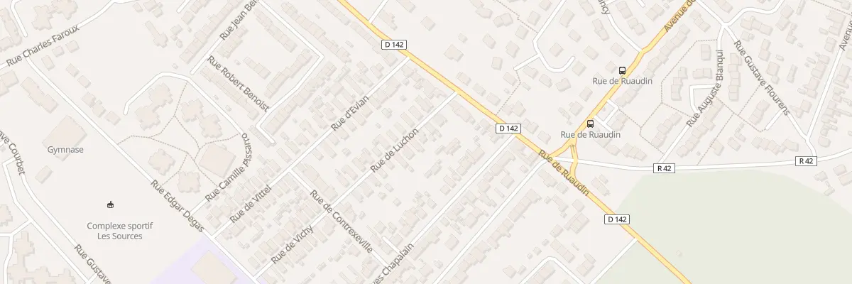 Plan du 7 Rue de Luchon au Mans
