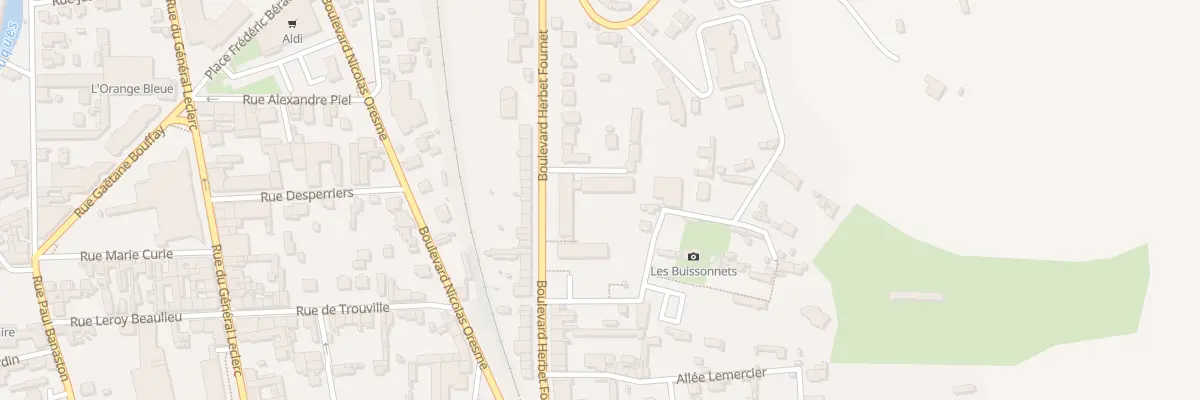 Plan du 56A Bd Herbet Fournet à Lisieux