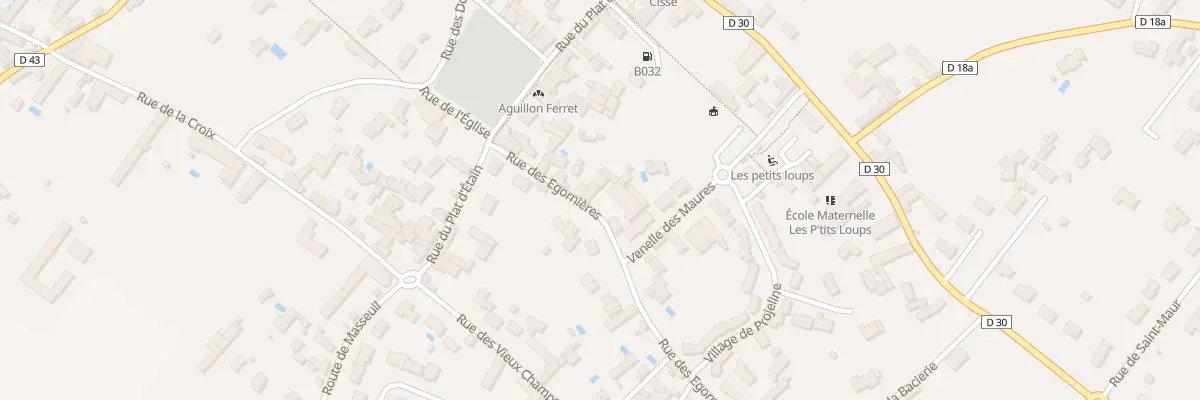 Plan du 11 Rue des Egornières à Cissé