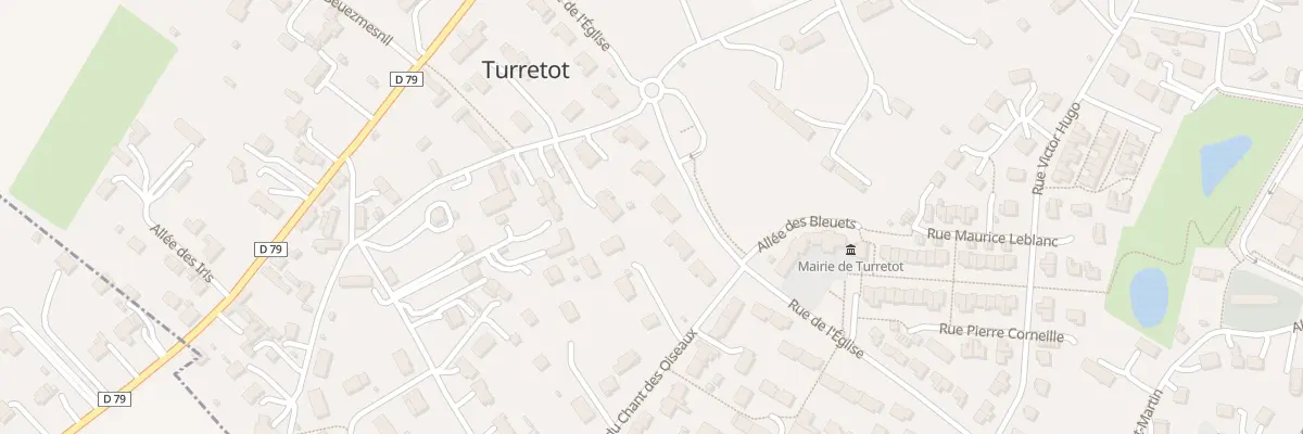 Plan du 16 Rue de l’Eglise à Turretot