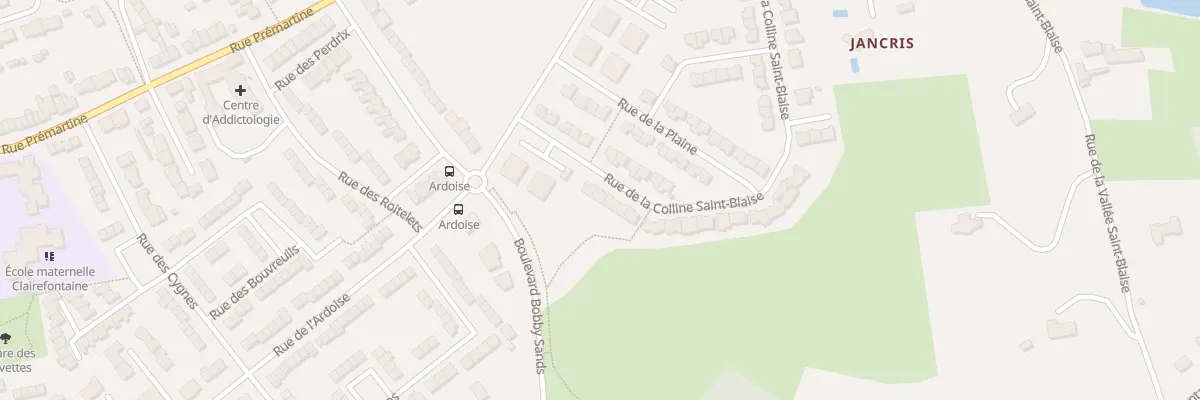 Plan du 6 Rue de la Colline Saint Blaise au Mans