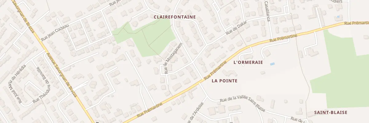 Plan du 44 Rue de Tanger au Mans
