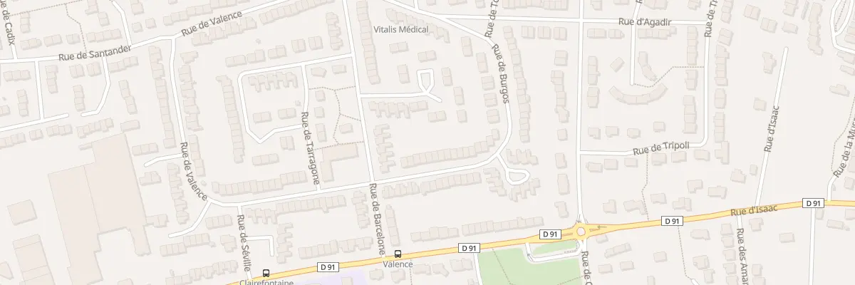 Plan du 74 Rue de Burgos au Mans