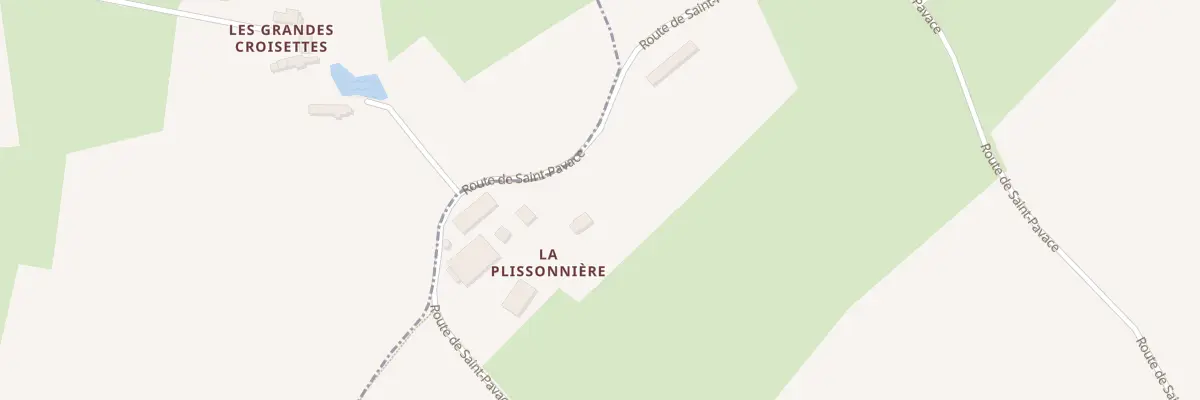 Plan du 1067 Rte de Saint Pavace à Sargé-lès-le-Mans
