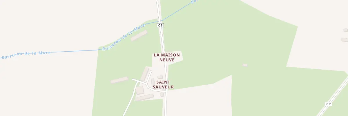 Plan du 1 La Maison Neuve à Lucé-sous-Ballon