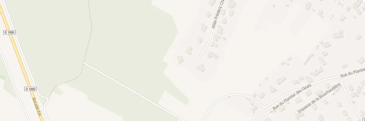 Plan du 2 All Frédéric Chopin à Magnac-sur-Touvre