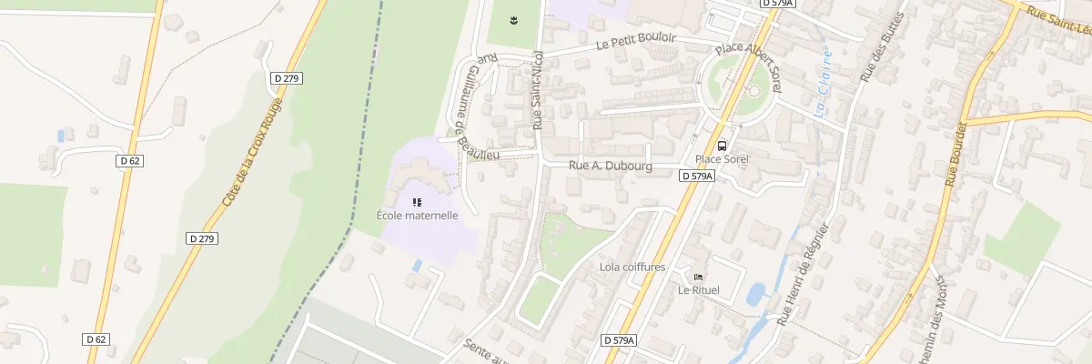 Plan du 33 Rue Saint-Nicol à Honfleur