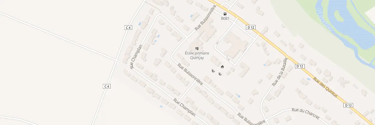 Plan du 5 Rue Buissonnière à Quinçay
