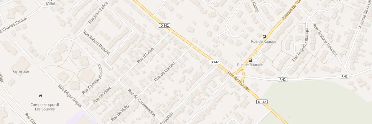 Plan du 3 Rue de Luchon au Mans