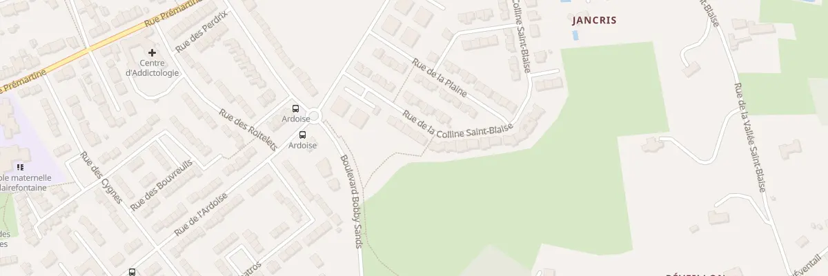 Plan du 10 Rue de la Colline Saint Blaise au Mans