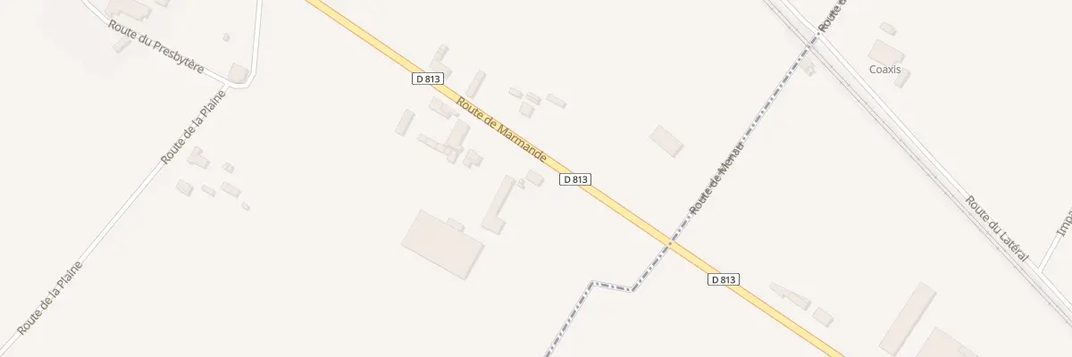 Plan du 1 Rte de Marmande à Longueville
