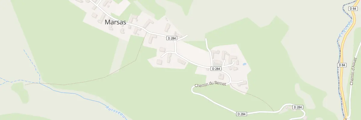 Plan du 5018A Traoues à Marsas