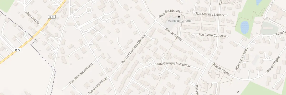 Plan du 11 Rue du Chant des Oiseaux à Turretot