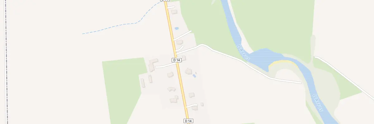 Plan du 10 Rte du Val d’Arros à Cabanac
