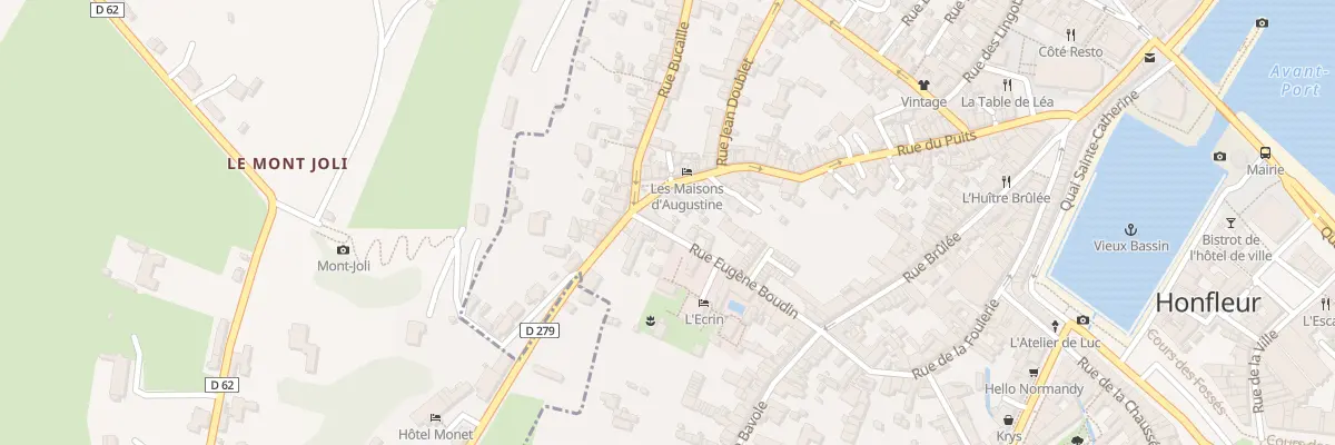 Plan du 26 Rue Eugène Boudin à Honfleur