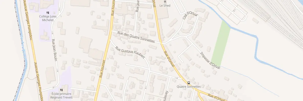 Plan du 24 Rue d’Orival à Lisieux