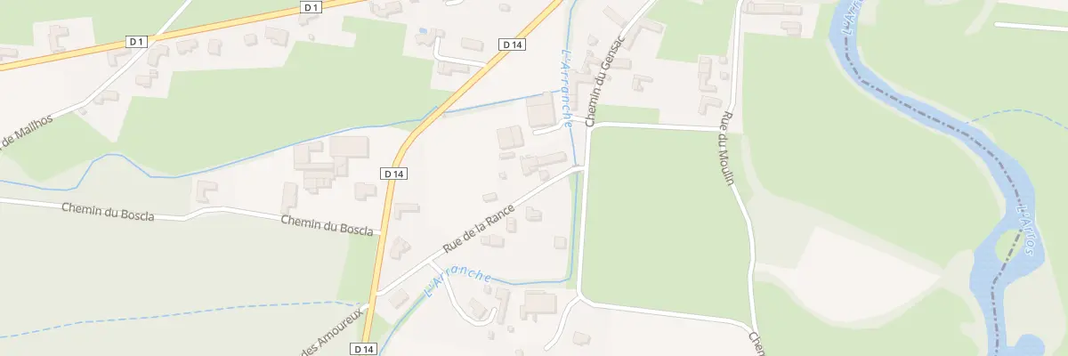 Plan du 6 Rue de la Rance à Cabanac