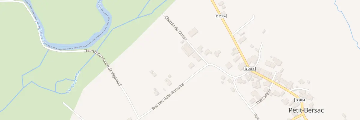Plan du 51 Les Chenevieres à Petit-Bersac