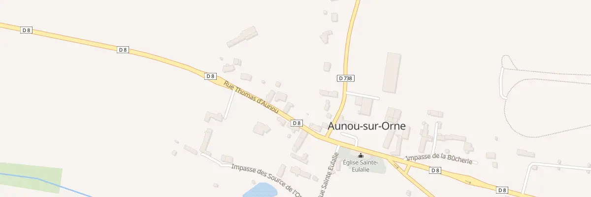 Plan du 76 Le Bourg à Aunou-sur-Orne